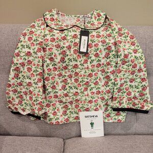 Batsheva Anise Blouse and Abby Bloomer in Dotted Rose